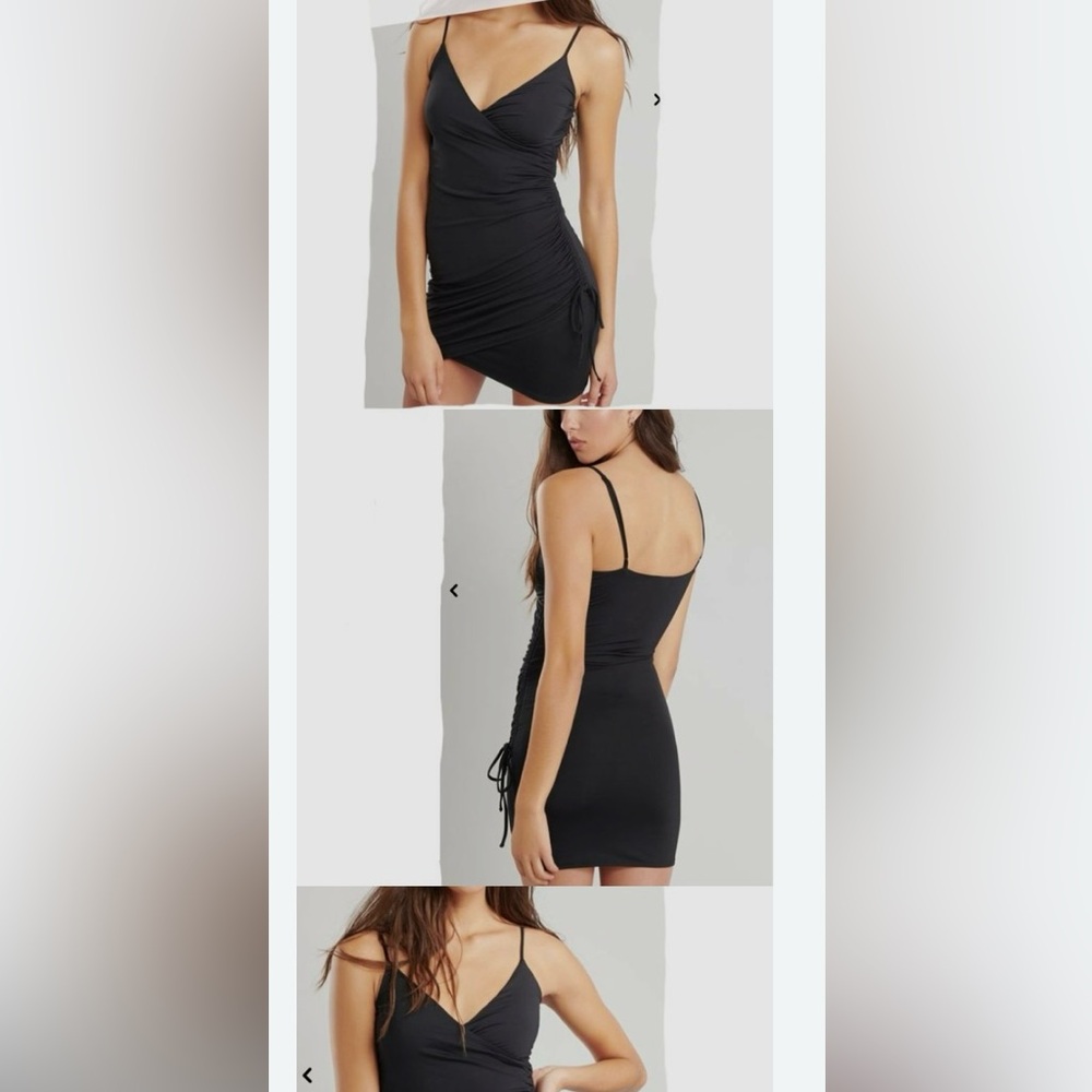 Black Dress with side strings